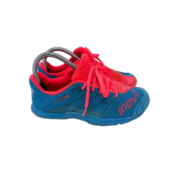 Inov 8 Womens F-Lite 235 Teal Coral Pink Running Workout Minimalist Shoes Sz 7.5 - Picture 5 of 8